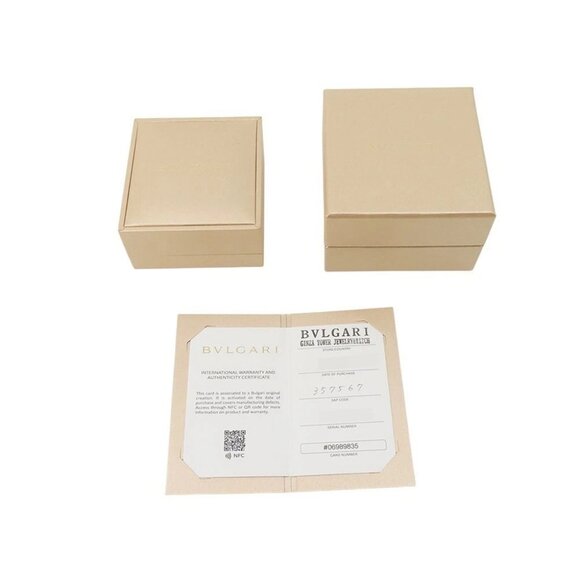 BVLGARI B.Zero1 Padlock Earrings K18PG/Ceramic 357567 - Picture 8 of 9